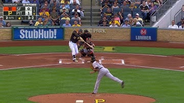 SF@PIT: Joyce plates Polanco with a single