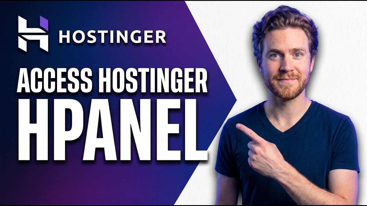 How To Access Hostinger HPanel (Easy Guide) - YouTube