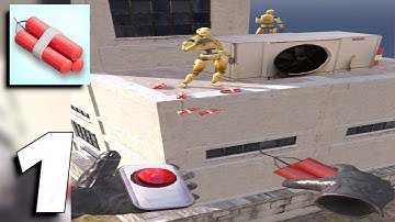 Captain TNT - All Levels 1-10 Gameplay Part 1 (Android, iOS)