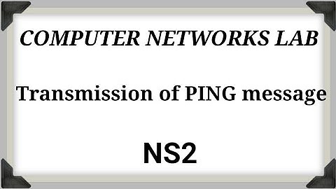 Computer Network Lab | VTU | Program 2 - Transmission of ping messages over a network