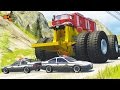 Beamng drive - Giants Machines Crushes Cars #2