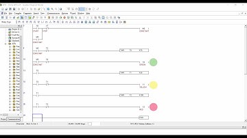 SEQ 15 | DELTA PLC PROGRAMMING | T-ON TIMER | SINGLE POLE TRAFFIC LIGHT