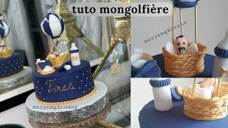 Tuto Montgolfiere En Pate A Sucre Youtube