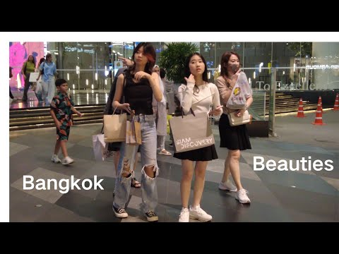 Bangkok, Thailand, beautiful street photos | 泰国曼谷街拍美女 | 태국 방콕, 아름다운 거리 사진