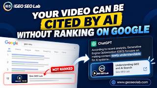 Your Video Can Be Cited by AI Without Ranking on Google — The Hidden Truth
