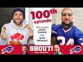 "SHOUT!" Bills podcast: EPISODE 100! | Guests: Ariel Helwani, Jason Tartick, Howard Simon