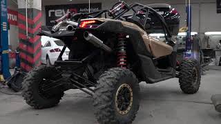 RSE Can-Am Maverick X3 Turbo catless exhasut sound check