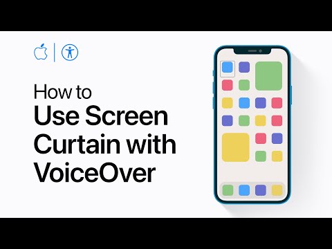 How to use Screen Curtain with VoiceOver on iPhone, iPad, or iPod touch — Apple Support