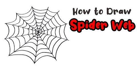 How to Draw Spider Web (Tutorial)