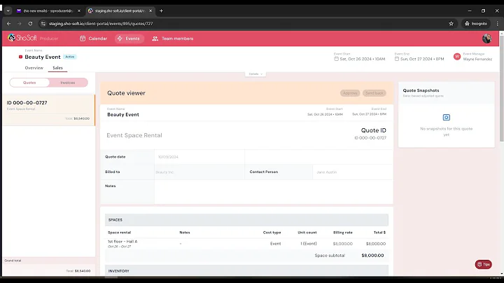 Connecting Clients (Producers) to your Sho-Soft Venue