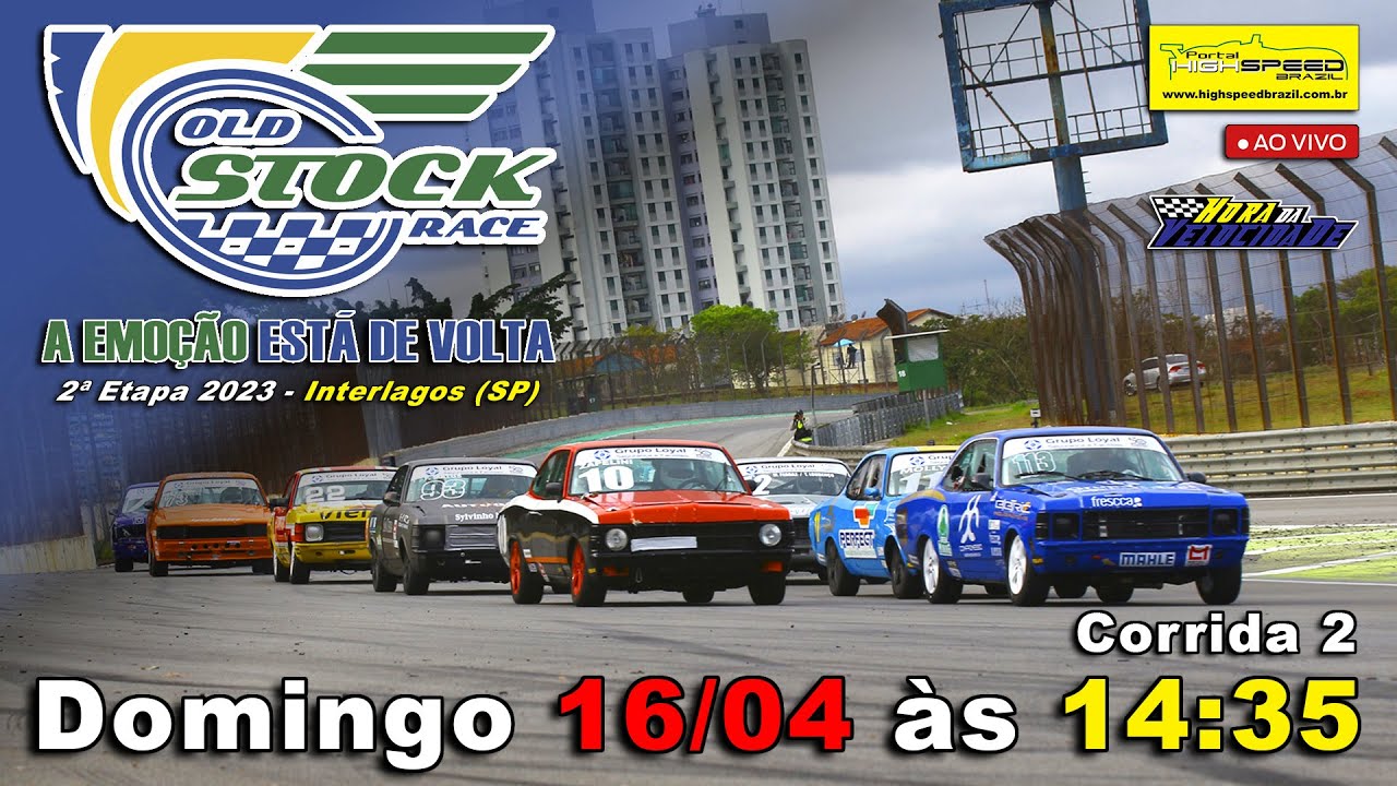 OLD STOCK RACE | Corrida 2 | 2ª Etapa 2023 | Interlagos (SP) | Ao Vivo ...