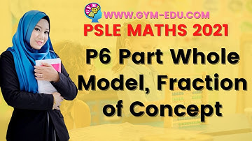 P6 Part Whole Model, Fraction of Concept | PSLE 2021 MATHS CONCEPTS  VIDEOS BY TEACHER HIDAYAH.