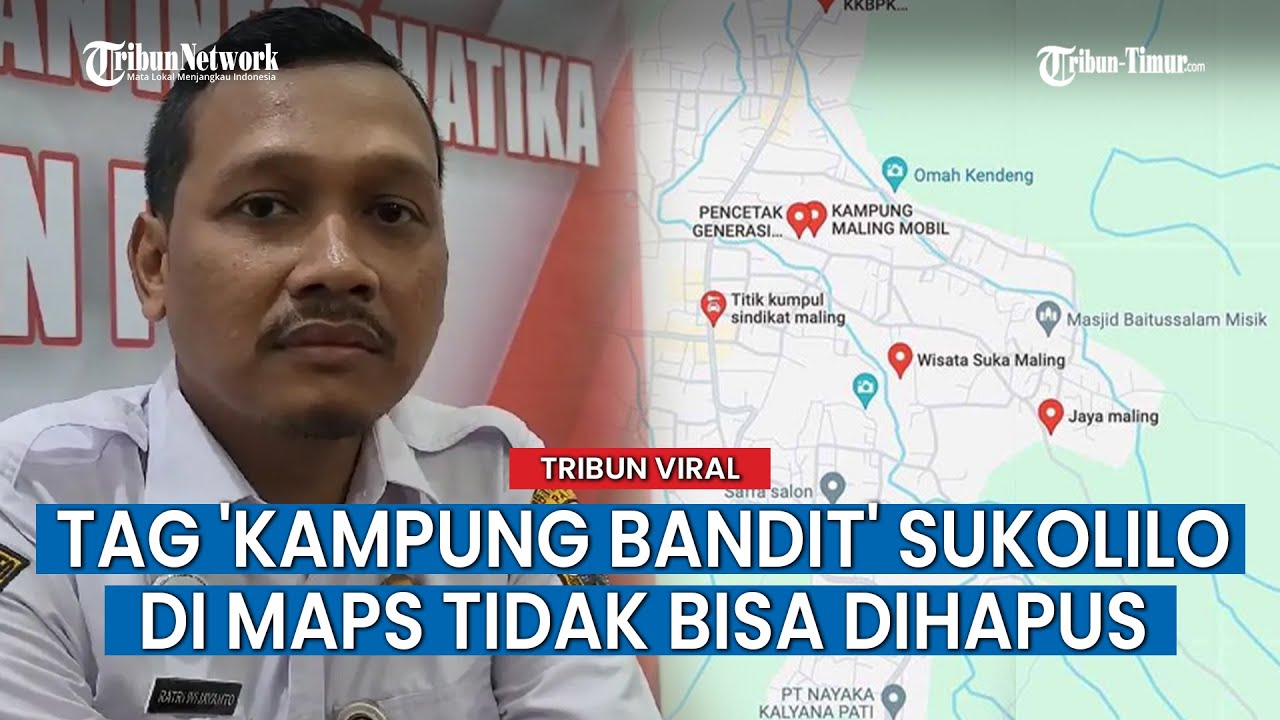 Jawaban Kominfo Pati soal Tag 'Kampung Bandit' Sukolilo di Google Maps, Tidak Bisa Diubah
