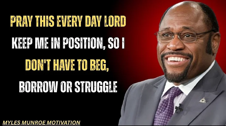 PRAY this Every Day   LORD Keep Me in POSITION, So I Don't Have to Beg, Borrow or STRUGGLE|Dr Myles