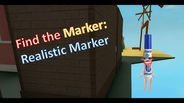 How to find Realistic Marker in Find the Markers