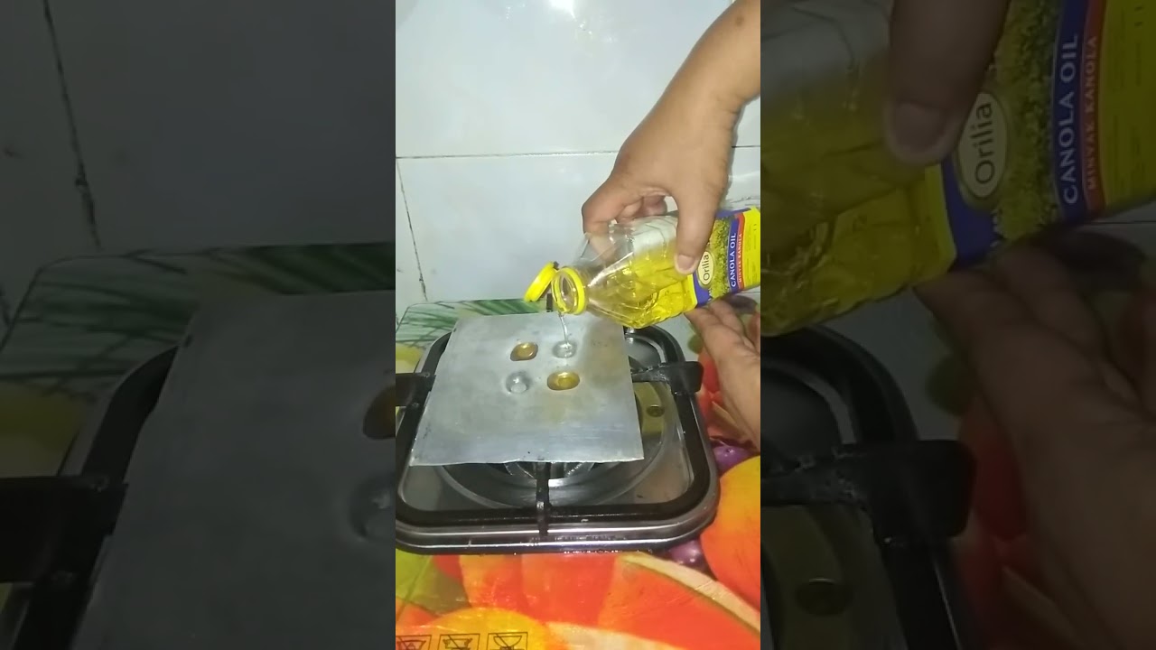 Lihat yang mendidih lebih dulu itu minyak goreng atau oli mesin?