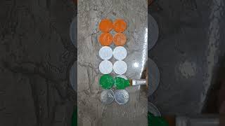 #Trending Tricolour Coins Art Indian Flag Painting ideas🇮🇳🇮🇳😱😱#Jay Hind#youtube shorts#viral videos#