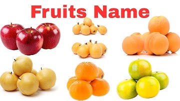 Fruits Name | Learning 100 Fruits Name in English with Pictures Learn Educational Video for Kids