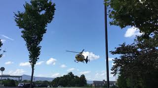 PHI Air Medical AirCare-4 (Backup) Lifting off