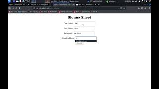 IT333 Final Project   S1T4 GET Method Data Entry & Wireshark Capture