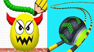 Draw To Smash vs Going Balls - Satisfying ASMR Gameplay All Levels