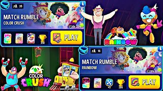 Match rumble | rainbow | color crush super sized blow em up | 2 IN 1 | match masters