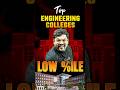 Top Engineering Colleges at Low %ile! #jee #jeemains #jee2026 #jeeexam #iitjee #jeepreparation