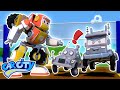 ROBOT CAR vs. EVIL TWINS: Who will win? | Stop the Bandits | RoboFuse - Superhero Rescue | Cartoons