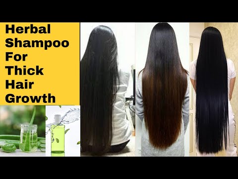 How To Make Herbal Shampoo For Thick Hair Growth