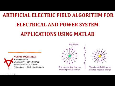 ARTIFICIAL ELECTRIC FIELD ALGORITHM FOR ELECTRICAL AND POWER SYSTEM APPLICATIONS USING MATLAB