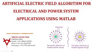 ARTIFICIAL ELECTRIC FIELD ALGORITHM FOR ELECTRICAL AND POWER SYSTEM APPLICATIONS USING MATLAB