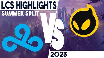 DIG vs C9 Highlights  | LCS Summer Split 2023 | Dignitas  vs  Cloud 9