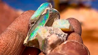 Opal Found Drilling A Mineshaft In Coober Pedy!