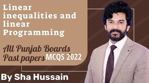 Past papers solved mcqs 2022 | 12th maths | unit # 5 | Linear Programming by short tricks