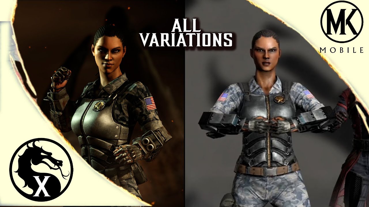 Mortal Kombat X vs MK Mobile - JACQUI BRIGGS All moves , & X Ray ...