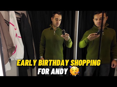 Andy's Early BIRTHDAY SHOPPING 🛍️ | Diana Zubiri