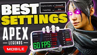 Apex Mobile BEST Settings For NO LAG And BETTER AIM! (60 FPS) screenshot 1