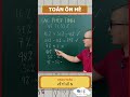 Các phép tính về Tỉ số % #shorts #shortvideo #maths #fyp #xuhuong