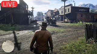 Live FIRST TIME PLAYING RDR 2 (PT 2)