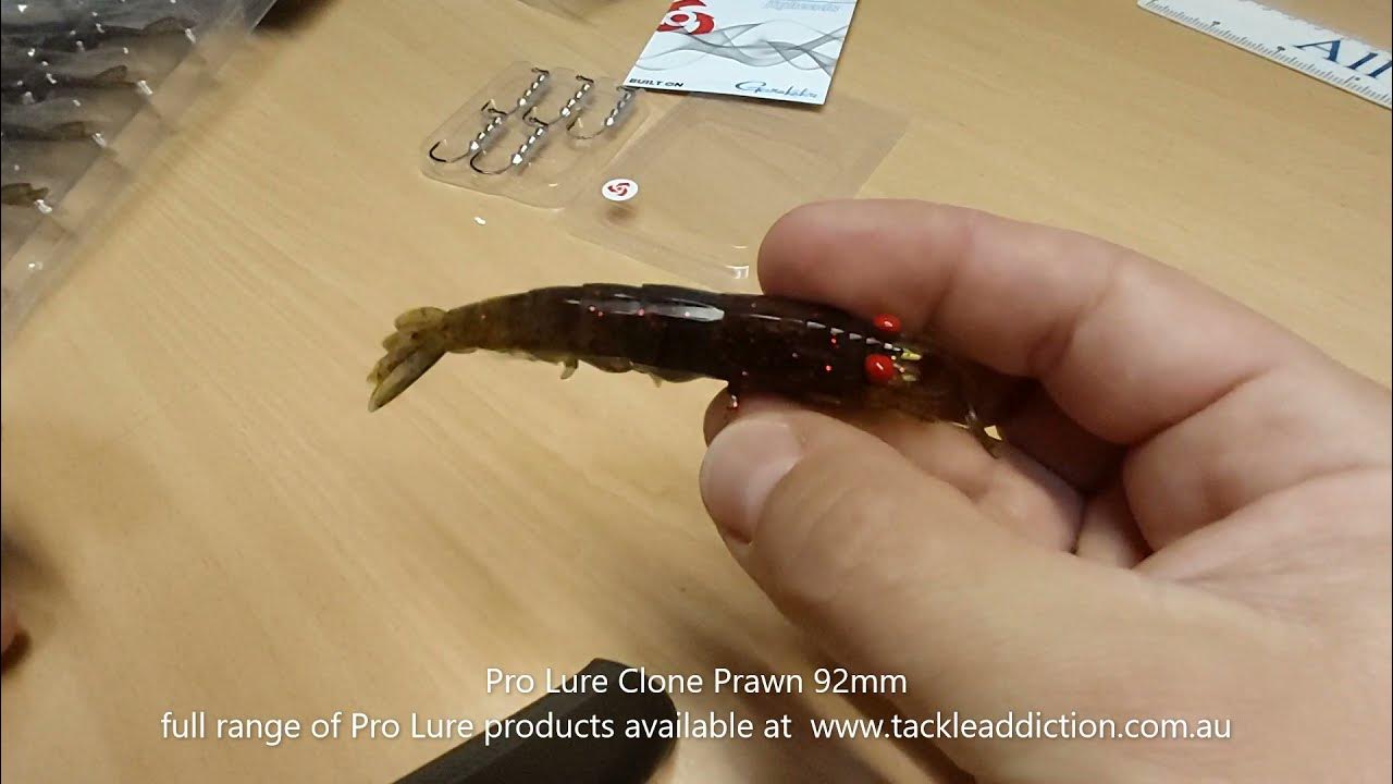 Pro Lure Clone Prawn a Close up look YouTube