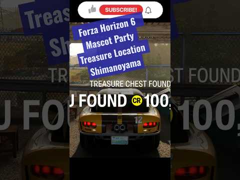FH6 Mascot Party: Shimanoyama Treasure Location 🪙! #forzahorizon6 #fh6 #treasurehunt