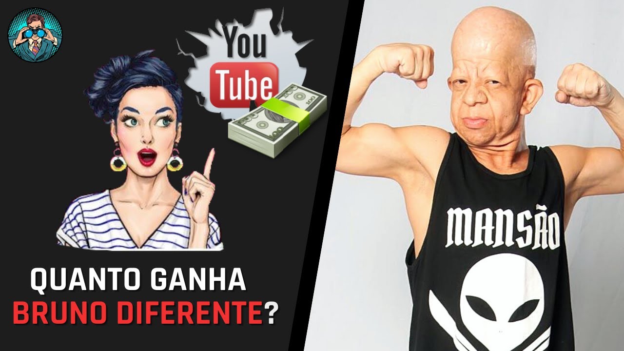 QUANTO Bruno Diferente GANHA POR MÊS? 