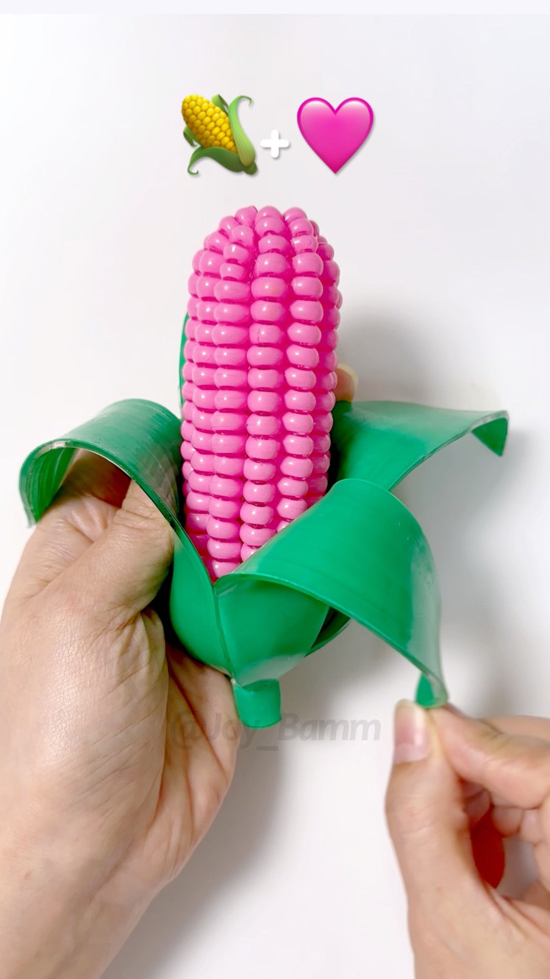?+? Pink Corn DIY with Nano Tape! #Squishy