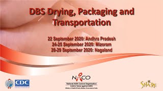 Session-3 DBS Drying, Packaging and Transportation