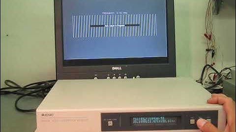 Astrodesign VG-859A Portable video signal generator　動作確認