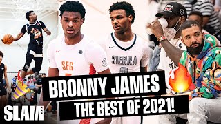 Bronny James BEST OF 2021‼️ Top Plays and Moments From His Best Year Yet 👀🔥