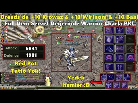 ZeroTroubLee - Oreadsda +10 Krowaz & +10 Wirinom Full İtemli Warrior Charla PK Atıyor! Knight Online