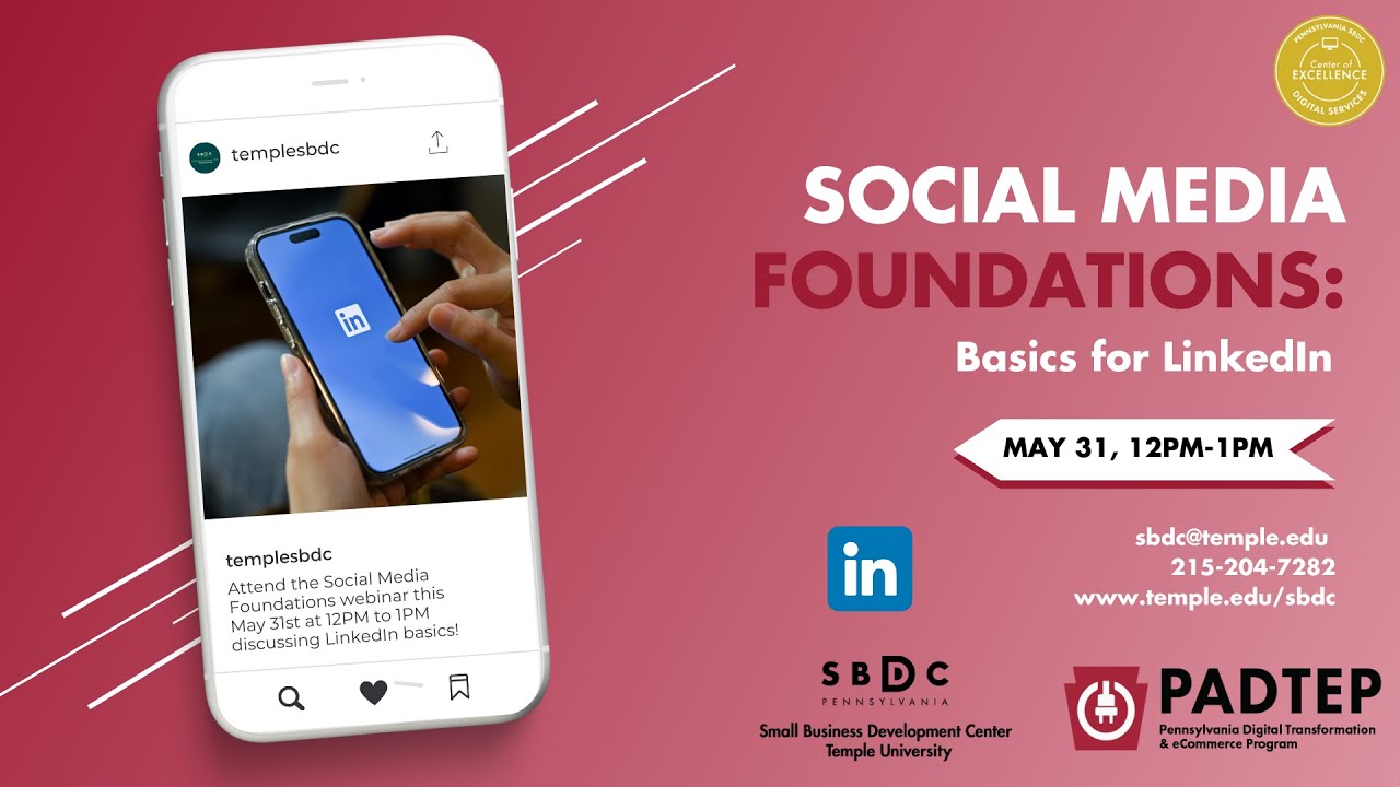 Social Media Foundations: LinkedIn - YouTube