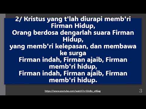 Ajaiblah Firman Hidup