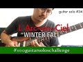 solo 034: L'Arc~en~Ciel “Winter Fall” (guitar solo cover) J-ROCK GUITAR LAB
